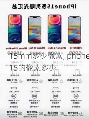 15mm多少像素,iphone15的像素多少