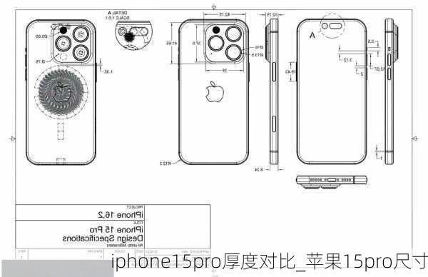 iphone15pro厚度对比_苹果15pro尺寸