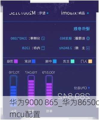 华为9000 865_华为8650cmcu配置
