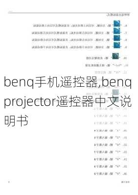 benq手机遥控器,benq projector遥控器中文说明书