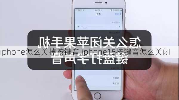 iphone怎么关掉按键音,iphone15按键音怎么关闭