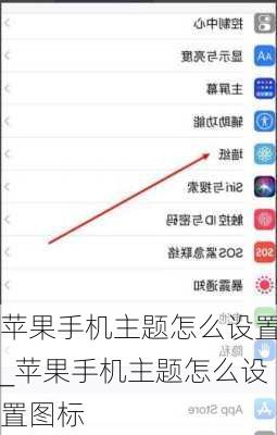 苹果手机主题怎么设置_苹果手机主题怎么设置图标