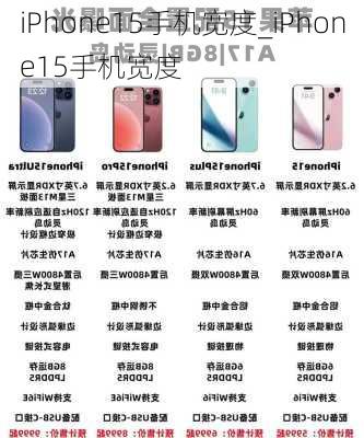 iPhone15手机宽度_iPhone15手机宽度