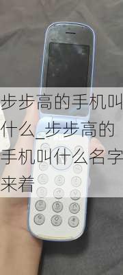 步步高的手机叫什么_步步高的手机叫什么名字来着