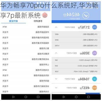 华为畅享70pro什么系统好,华为畅享7p最新系统