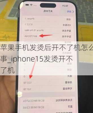 苹果手机发烫后开不了机怎么回事_iphone15发烫开不了机