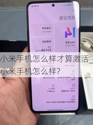 小米手机怎么样才算激活_小米手机怎么样?