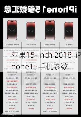 苹果15-inch 2018_iPhone15手机参数