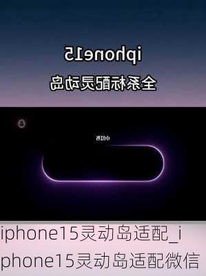 iphone15灵动岛适配_iphone15灵动岛适配微信