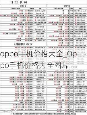 oppo手机价格大全_Oppo手机价格大全图片