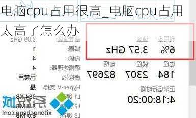 电脑cpu占用很高_电脑cpu占用太高了怎么办