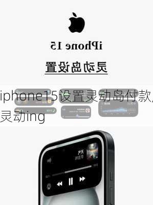 iphone15设置灵动岛付款,灵动ing