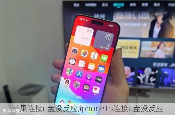 苹果连接u盘没反应,iphone15连接u盘没反应