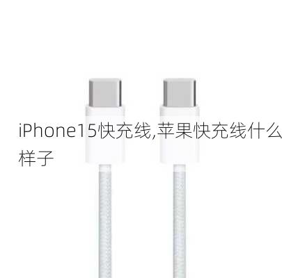 iPhone15快充线,苹果快充线什么样子