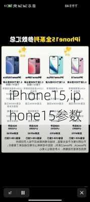 iPhone15,iphone15参数