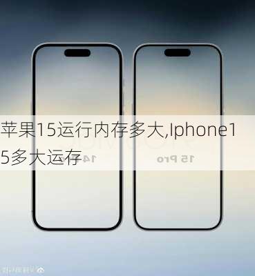 苹果15运行内存多大,Iphone15多大运存