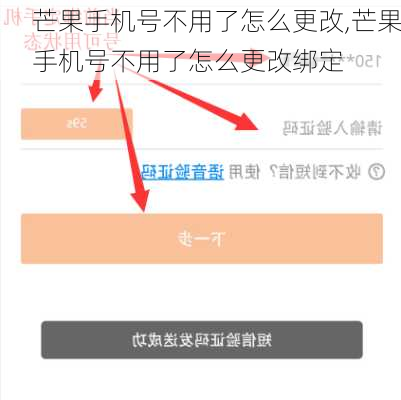 芒果手机号不用了怎么更改,芒果手机号不用了怎么更改绑定
