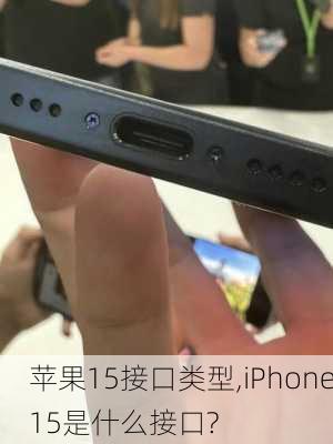 苹果15接口类型,iPhone15是什么接口?