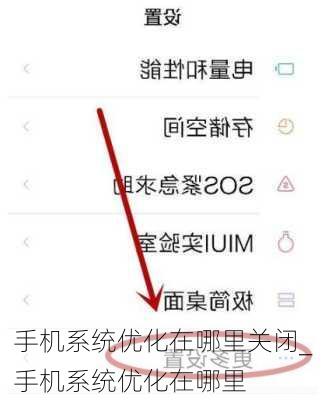 手机系统优化在哪里关闭_手机系统优化在哪里