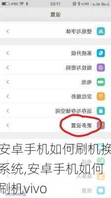 安卓手机如何刷机换系统,安卓手机如何刷机vivo