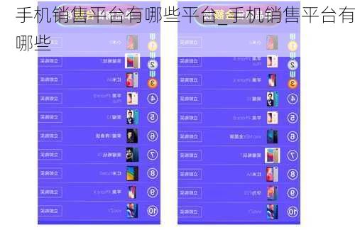 手机销售平台有哪些平台_手机销售平台有哪些