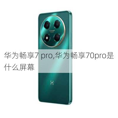 华为畅享7 pro,华为畅享70pro是什么屏幕