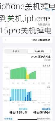 iphone关机掉电到关机,iphone15pro关机掉电