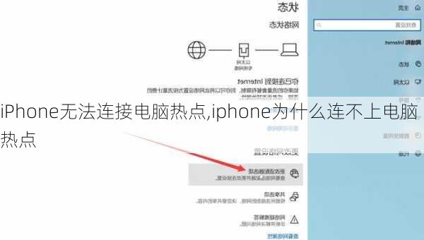 iPhone无法连接电脑热点,iphone为什么连不上电脑热点