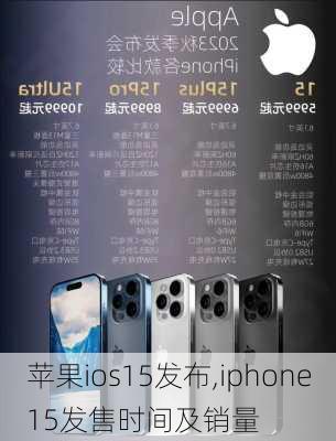 苹果ios15发布,iphone15发售时间及销量