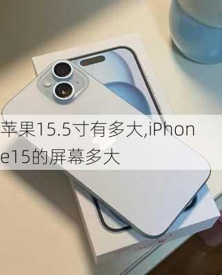 苹果15.5寸有多大,iPhone15的屏幕多大