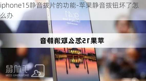 iphone15静音拨片的功能-苹果静音拨钮坏了怎么办