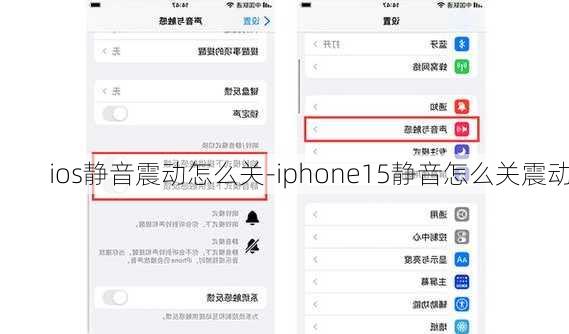 ios静音震动怎么关-iphone15静音怎么关震动