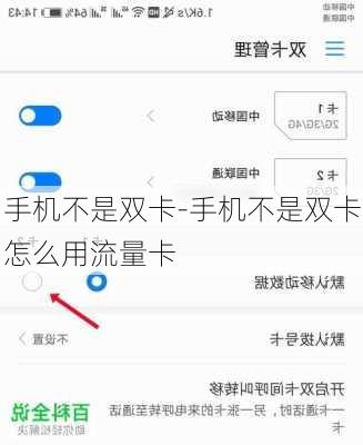 手机不是双卡-手机不是双卡怎么用流量卡