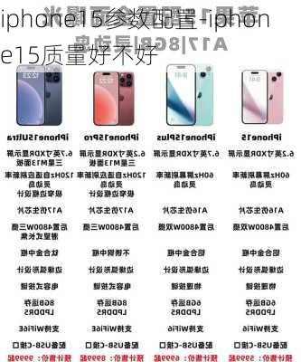 iphone15参数配置-iphone15质量好不好