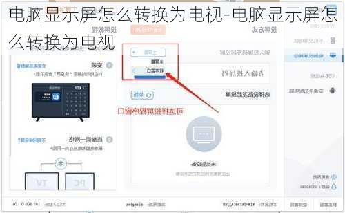 电脑显示屏怎么转换为电视-电脑显示屏怎么转换为电视