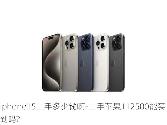 iphone15二手多少钱啊-二手苹果112500能买到吗?