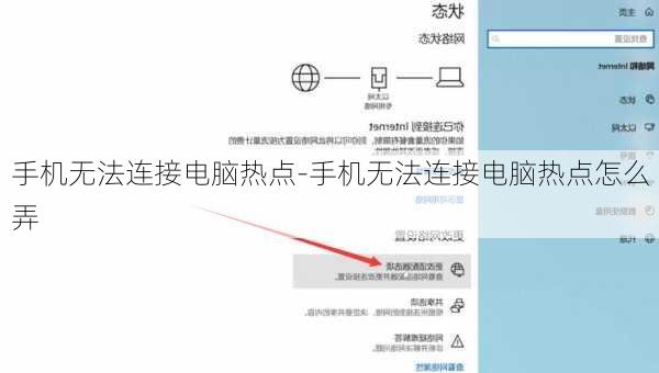 手机无法连接电脑热点-手机无法连接电脑热点怎么弄