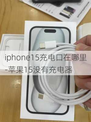 iphone15充电口在哪里-苹果15没有充电器