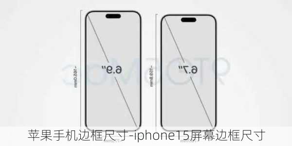 苹果手机边框尺寸-iphone15屏幕边框尺寸