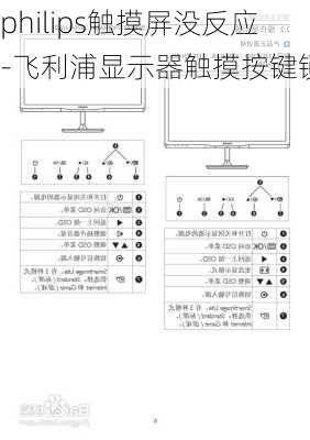 philips触摸屏没反应-飞利浦显示器触摸按键锁定