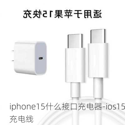 iphone15什么接口充电器-ios15充电线