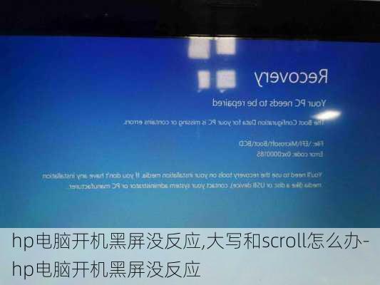 hp电脑开机黑屏没反应,大写和scroll怎么办-hp电脑开机黑屏没反应