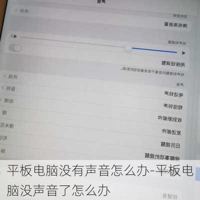 平板电脑没有声音怎么办-平板电脑没声音了怎么办