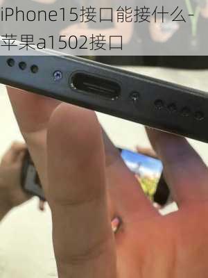 iPhone15接口能接什么-苹果a1502接口