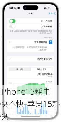 iPhone15耗电快不快-苹果15耗电快