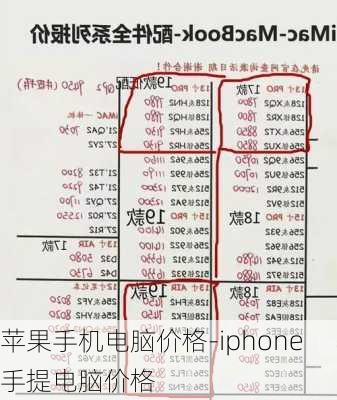 苹果手机电脑价格-iphone手提电脑价格