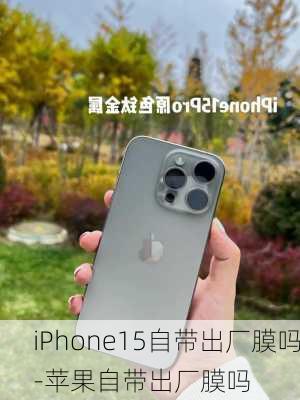 iPhone15自带出厂膜吗-苹果自带出厂膜吗