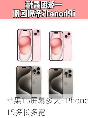 苹果15屏幕多大-iPhone15多长多宽