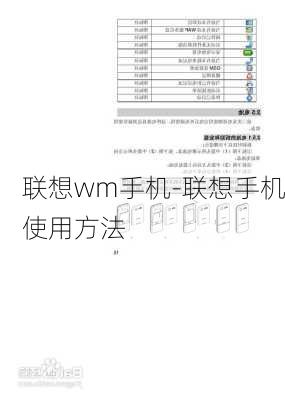 联想wm手机-联想手机使用方法