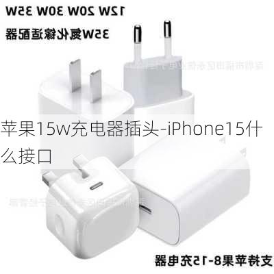 苹果15w充电器插头-iPhone15什么接口